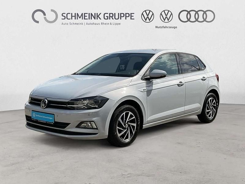 White silver metallic Gebraucht 2019 VW Polo Join Limousine | 11.440 € (Fairer Preis) - Bild 1/4