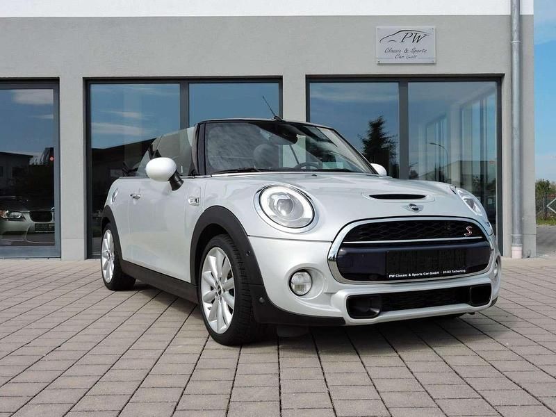 White silver Gebraucht 2017 Mini Cooper S Cabriolet Cabrio | 20.890 € (Fairer Preis) - Bild 1/4