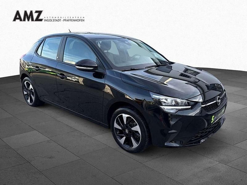 Gebraucht Opel Corsa-e Edition 100 kW (136 PS) 2022 Diamant schwarz/karbon schwarz Kleinwagen
