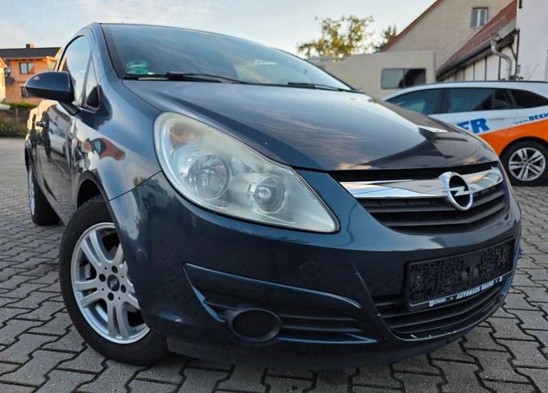 Grau Gebraucht 2008 Opel Corsa Limousine | 1.999 € (Fairer Preis) - Bild 1/4
