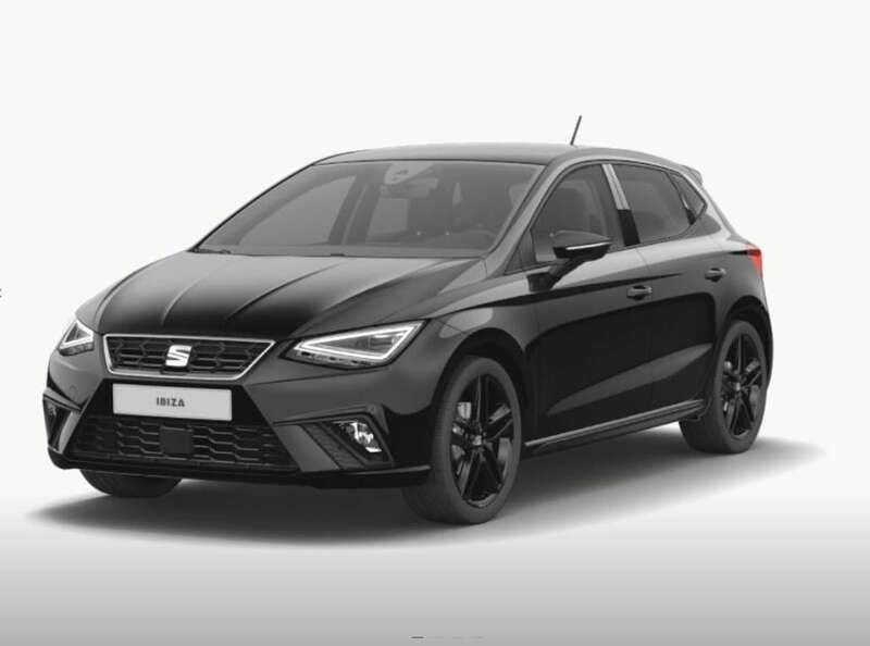 Schwarz (midnight schwarz metallic) Neu 2025 Seat Ibiza Black Edition Limousine | 28.499 € (Teuer) - Bild 1/3