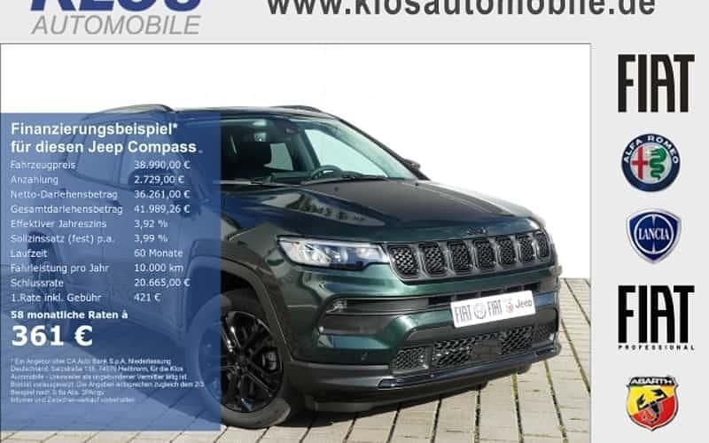 Grün Neu 2025 Jeep Compass North SUV | 38.990 € (Superpreis) - Bild 1/4