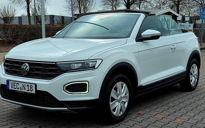 Gebraucht VW T-Roc Cabriolet 150 PS (110 kW) 2021 Weiß Cabrio