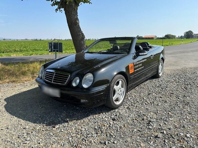 Schwarz Gebraucht 2000 Mercedes CLK320 Elegance Cabrio | 6.500 € (Fairer Preis) - Bild 1/4