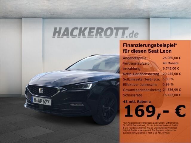 Schwarz Gebraucht 2024 Seat Leon Style Kombi | 26.980 € (Guter Preis) - Bild 1/4