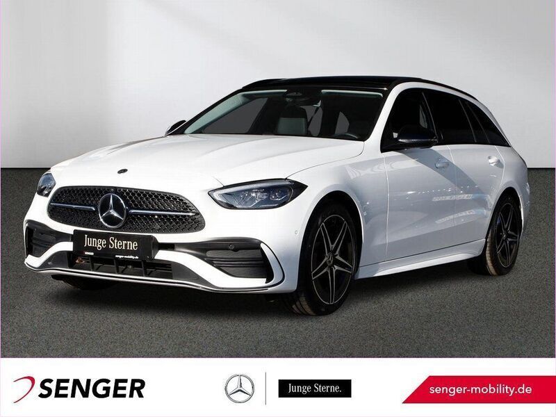Weiß Gebraucht 2024 Mercedes C200 AMG Limousine | 43.720 € (Teuer) - Bild 1/4