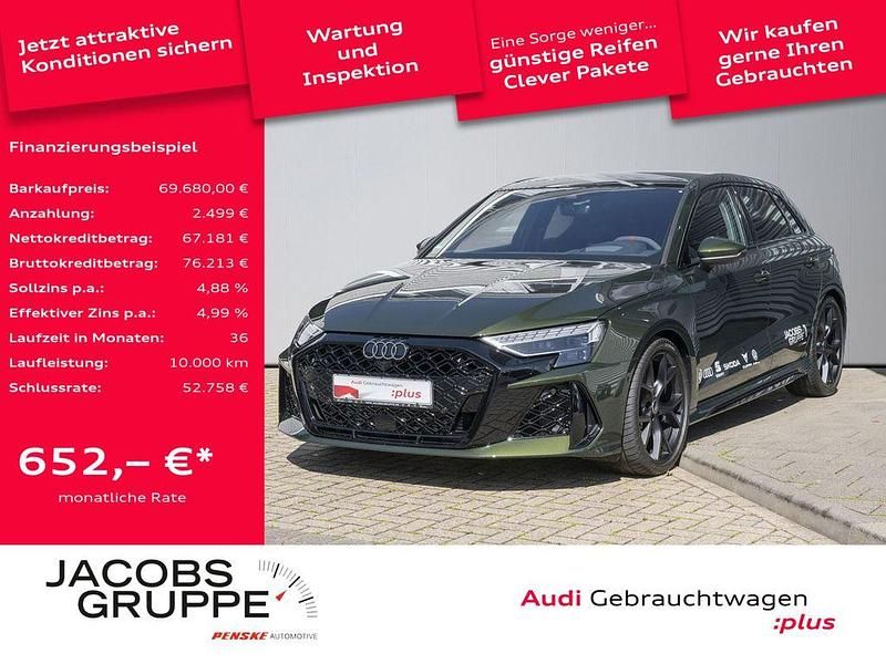 Individuallackierungen audi exclusive Gebraucht 2025 Audi RS3 Sportback Ambiente Kleinwagen | 69.680 € (Fairer Preis) - Bild 1/4