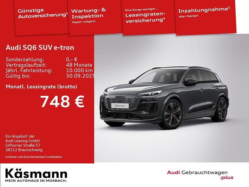 Magnetgrau Gebraucht 2024 Audi SQ6 e-tron Ambiente SUV | 83.130 € (Superpreis) - Bild 1/4