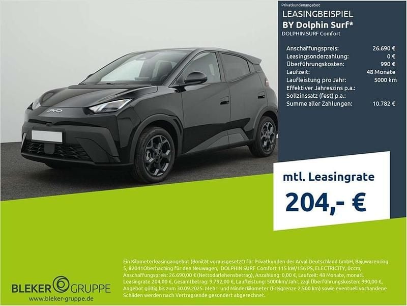 Polar night black Neu 2025 BYD Dolphin Comfort Kleinwagen | 26.690 € (Fairer Preis) - Bild 1/3
