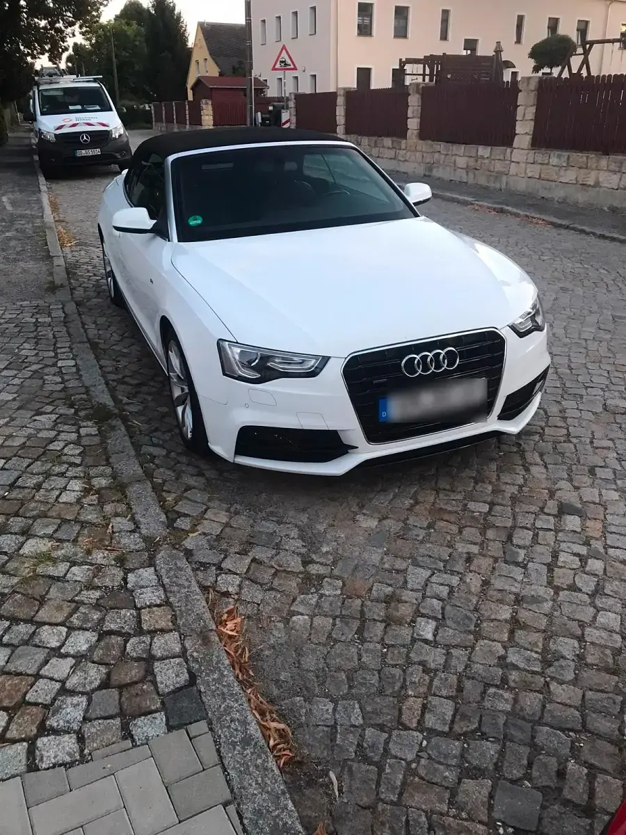 Gebraucht Audi A5 Cabriolet S-Line 190 PS (139 kW) 2016 Weiß Cabrio