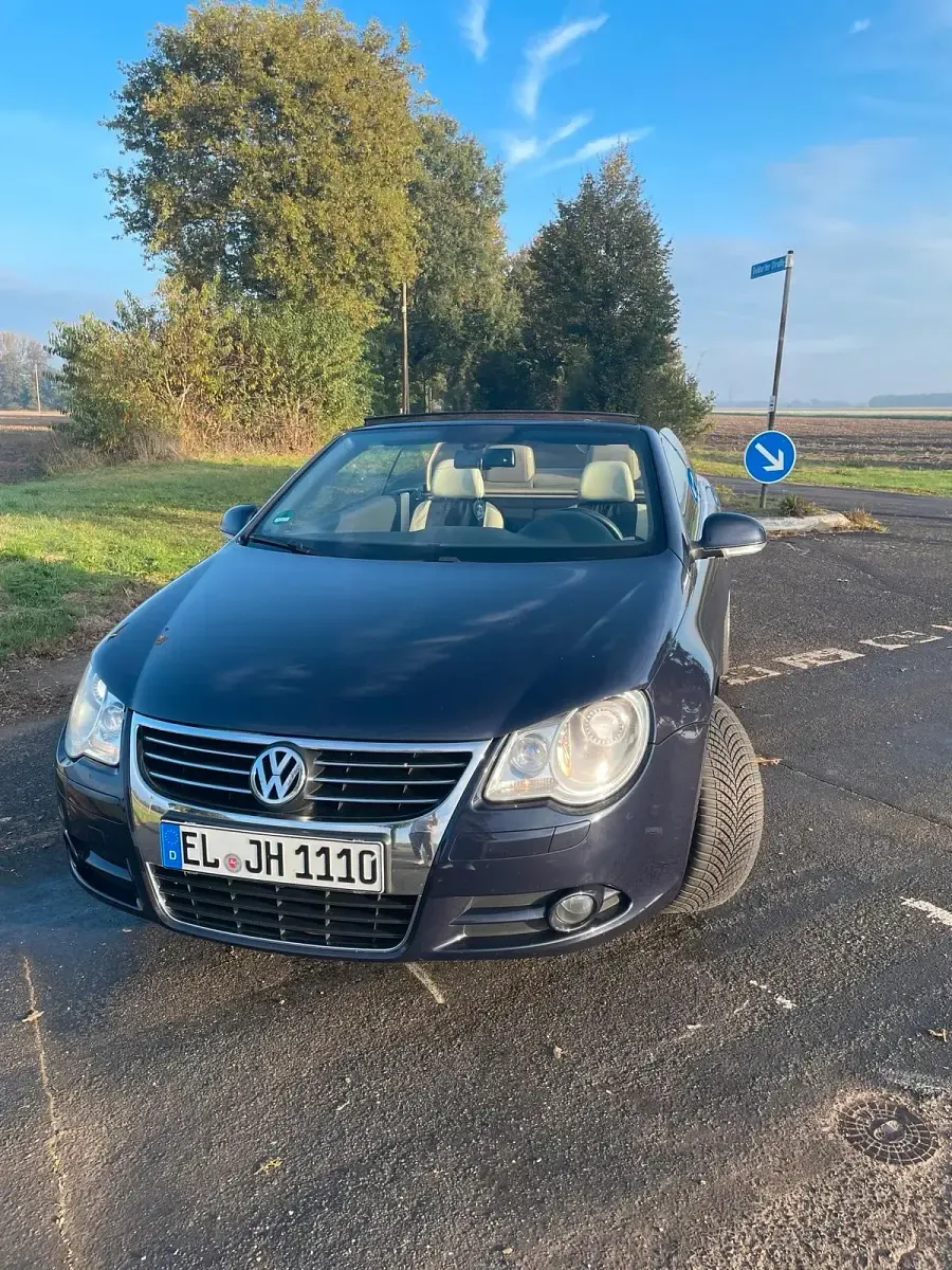 Gebraucht VW Eos R 250 PS (183 kW) 2006 Blau Cabrio