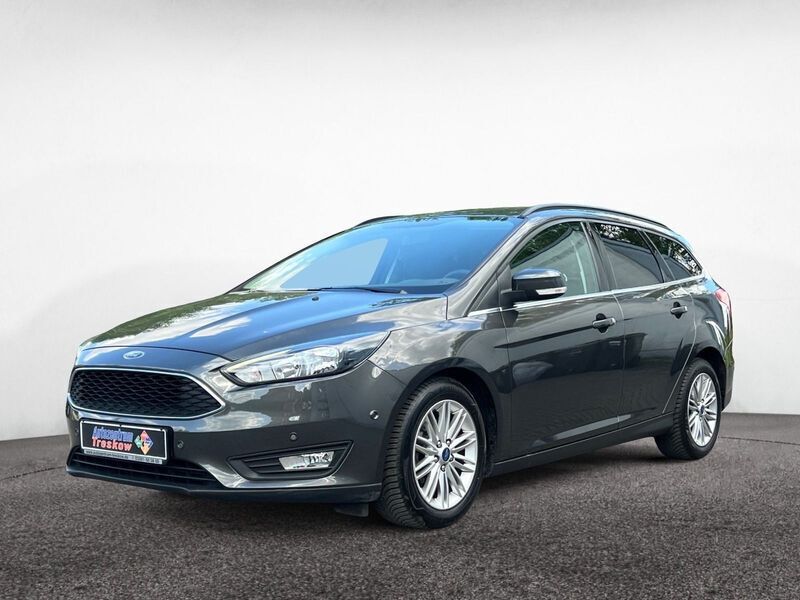 Magneticgrau (metallic) (metallic) Gebraucht 2018 Ford Focus Cool & Connect Kombi | 12.990 € (Guter Preis) - Bild 1/4