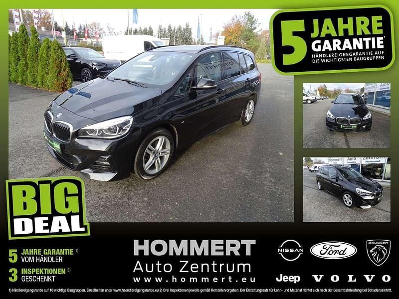 Black sapphire metallic Gebraucht 2022 BMW 218 Gran Tourer M Sport Van / Kleinbus | 24.390 € (Fairer Preis) - Bild 1/4