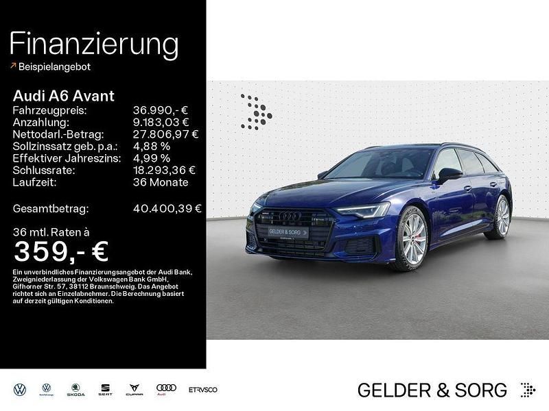 Navarrablau metallic Gebraucht 2020 Audi A6 S-Line Kombi | 35.990 € (Superpreis) - Bild 1/4