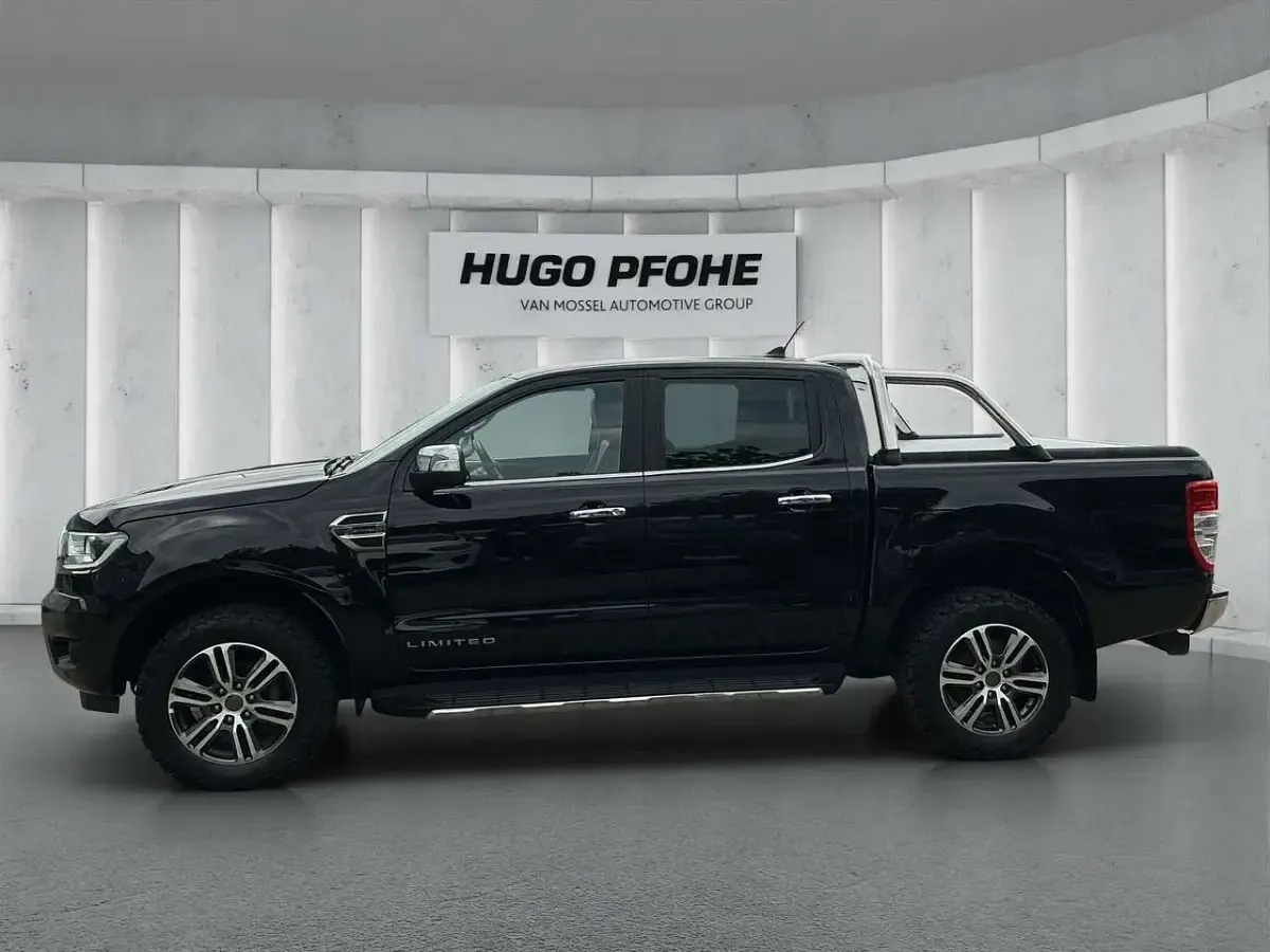 Gebraucht Ford Ranger Limited 212 PS (155 kW) 2022 Obsidian schwarz metallic Pickup
