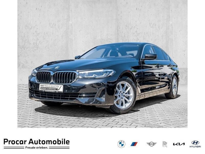 Schwarz Gebraucht 2023 BMW 520 Sport Line Limousine | 37.890 € (Fairer Preis) - Bild 1/3