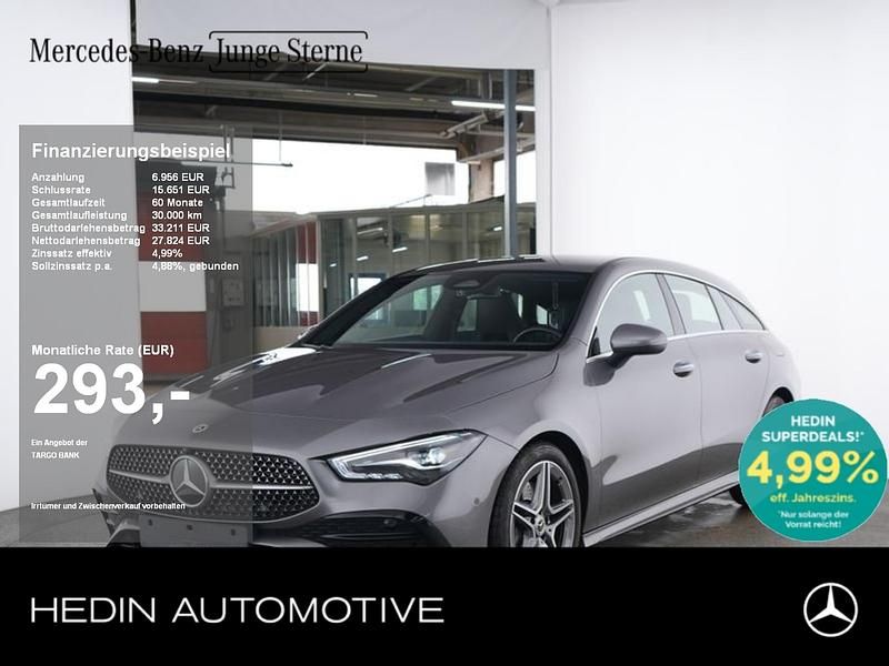 Szary Gebraucht 2024 Mercedes CLA200 AMG Limousine | 34.380 € (Fairer Preis) - Bild 1/2