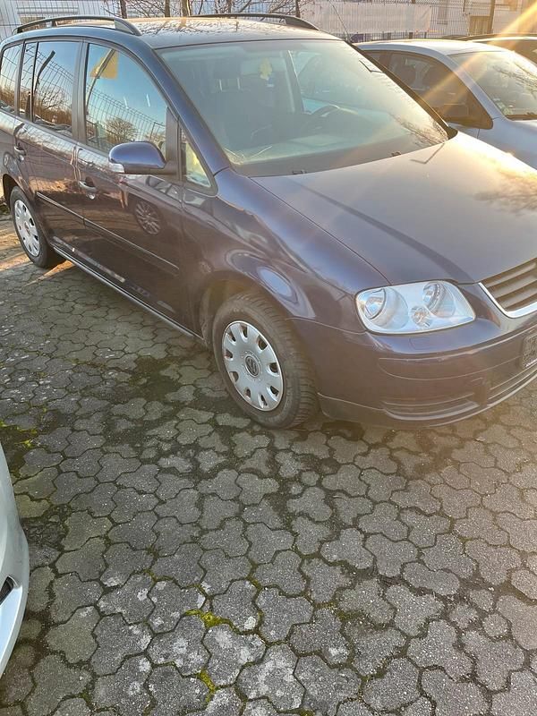 Gebraucht VW Touran 105 PS (77 kW) 2007 Blau Van / Kleinbus
