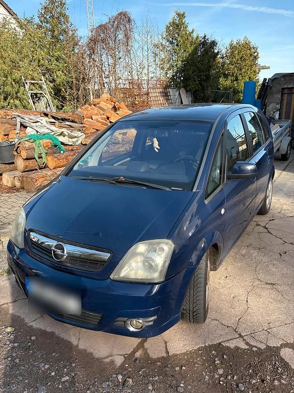 Blau Gebraucht 2009 Opel Meriva Van / Kleinbus | 500 € (Guter Preis) - Bild 1/4
