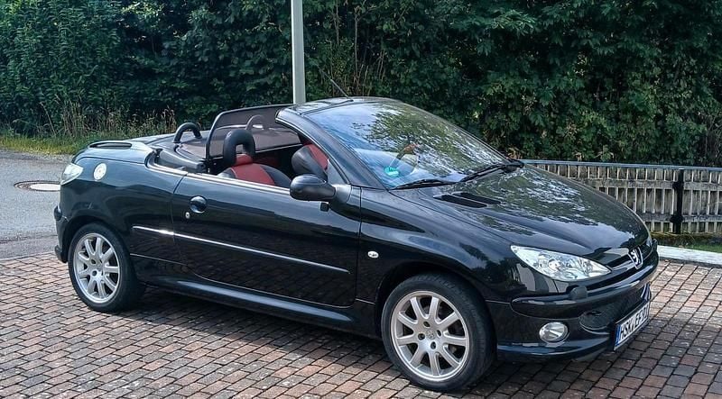 Schwarz Gebraucht 2005 Peugeot 206 CC Cabrio | 1.500 € (Guter Preis) - Bild 1/4
