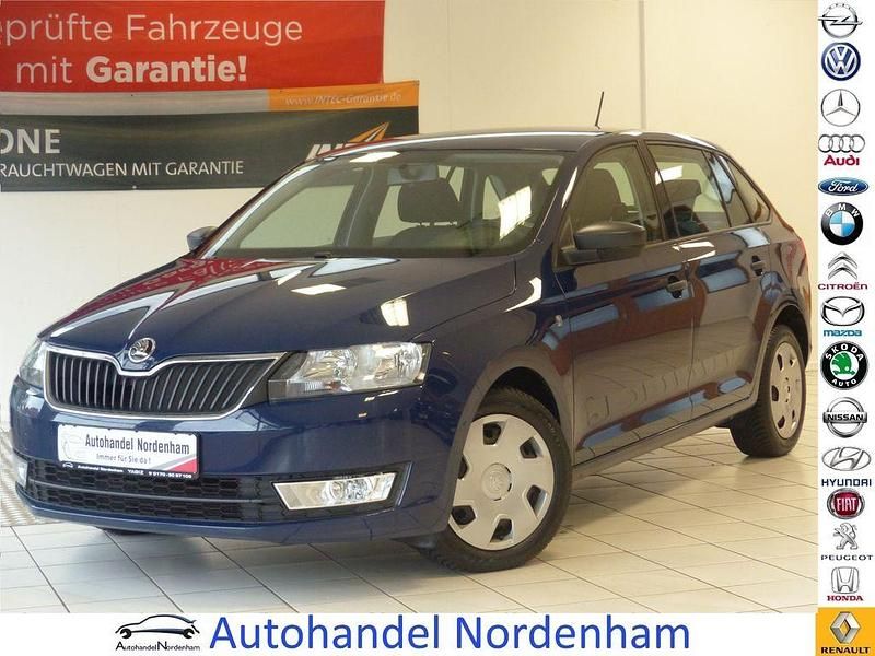 Blau Gebraucht 2015 Skoda Rapid Cool Edition Limousine | 7.490 € (Fairer Preis) - Bild 1/4