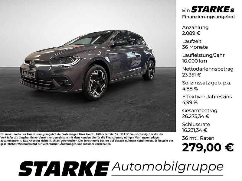 Neu VW Polo Style 95 PS (69 kW) 2025 Rauchgrau metallic Limousine