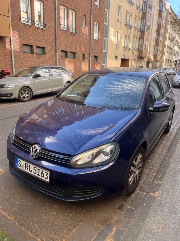 Blau Gebraucht 2009 VW Golf VI Highline Limousine | 4.900 € (Fairer Preis) - Bild 1/4