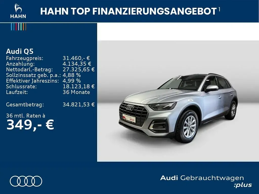 Brugt Audi Q5 163 HK (119 kW) 2023 Sølv SUV
