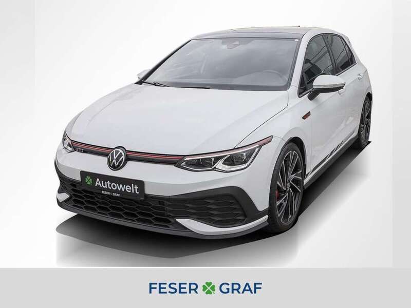 Pure white Gebraucht 2021 VW Golf VIII GTI Limousine | 30.640 € (Fairer Preis) - Bild 1/4