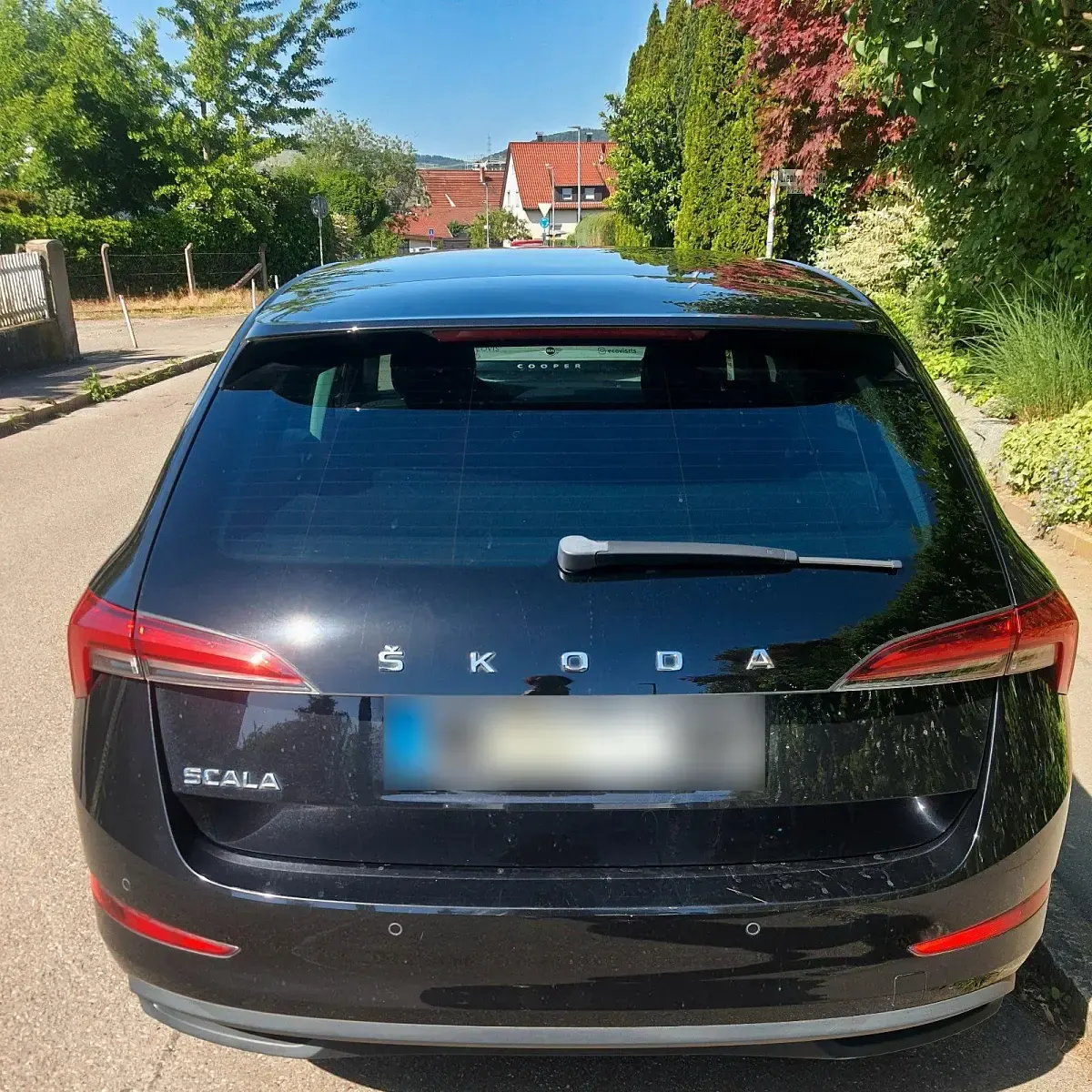 Gebraucht Skoda Scala 115 PS (84 kW) 2019 Schwarz Kleinwagen