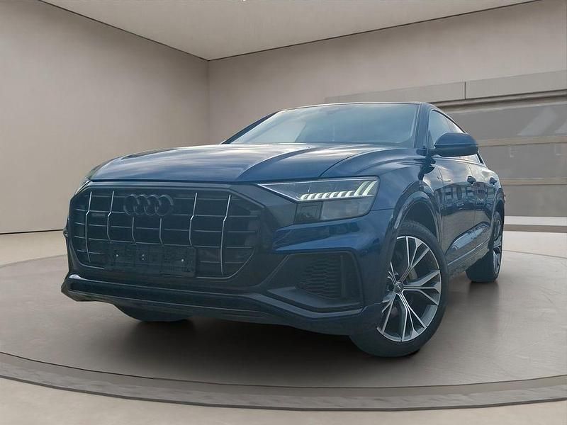 Blau Gebraucht 2019 Audi Q8 S-Line SUV | 49.893 € (Superpreis) - Bild 1/4