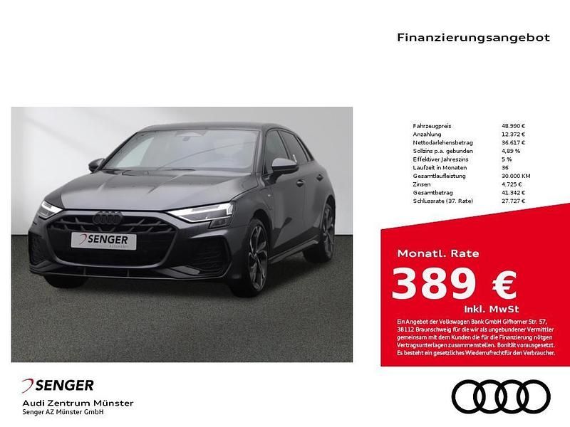 Grau Neu 2025 Audi A3 Sportback e-tron S-Line Limousine | 48.990 € (Etwas zu teuer) - Bild 1/4