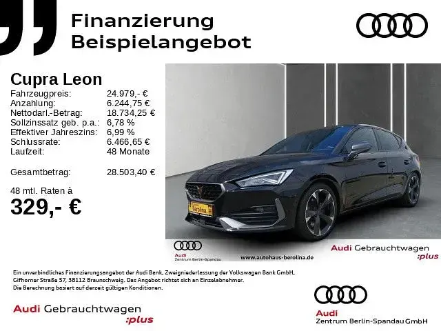 Gebraucht Cupra Leon 245 PS (180 kW) 2023 Midnight schwarz Limousine