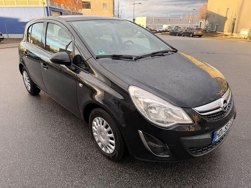 Gebraucht Opel Corsa Edition 101 PS (74 kW) 2012 Schwarz Kleinwagen