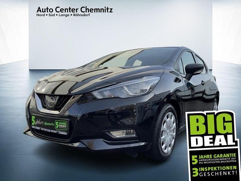 Schwarz Gebraucht 2017 Nissan Micra Visia+ Kleinwagen | 8.911 € (Guter Preis) - Bild 1/4