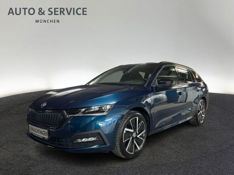 Lavablau metallic met. Gebraucht 2022 Skoda Octavia Style Kombi | 26.960 € (Fairer Preis) - Bild 1/4