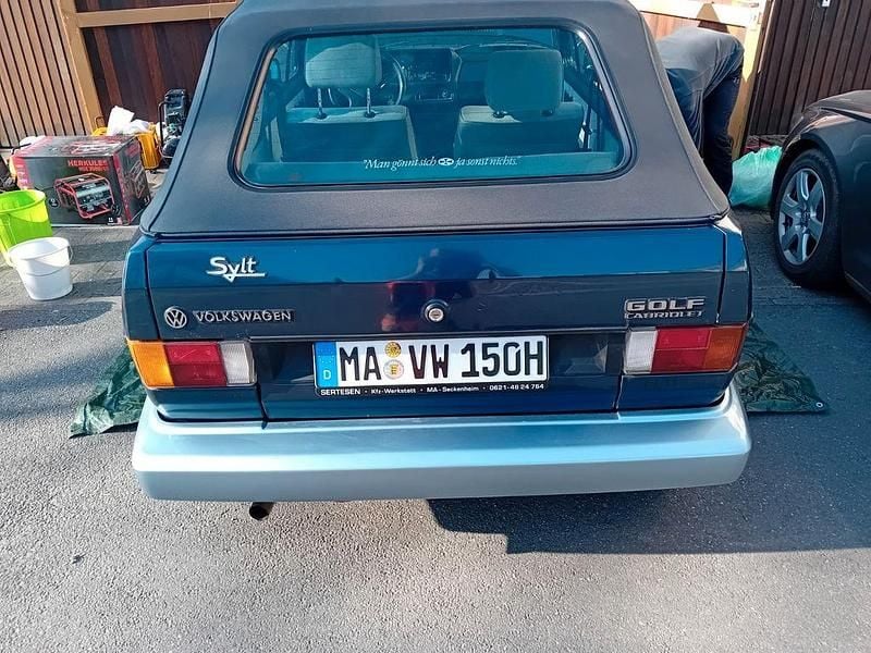 Gebraucht VW Golf Cabriolet Karmann 98 PS (72 kW) 1990 Blau Cabrio