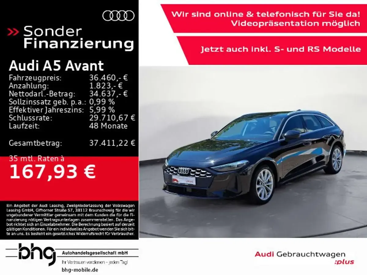 Gebraucht Audi A5 Basis 150 PS (110 kW) 2025 Kombi