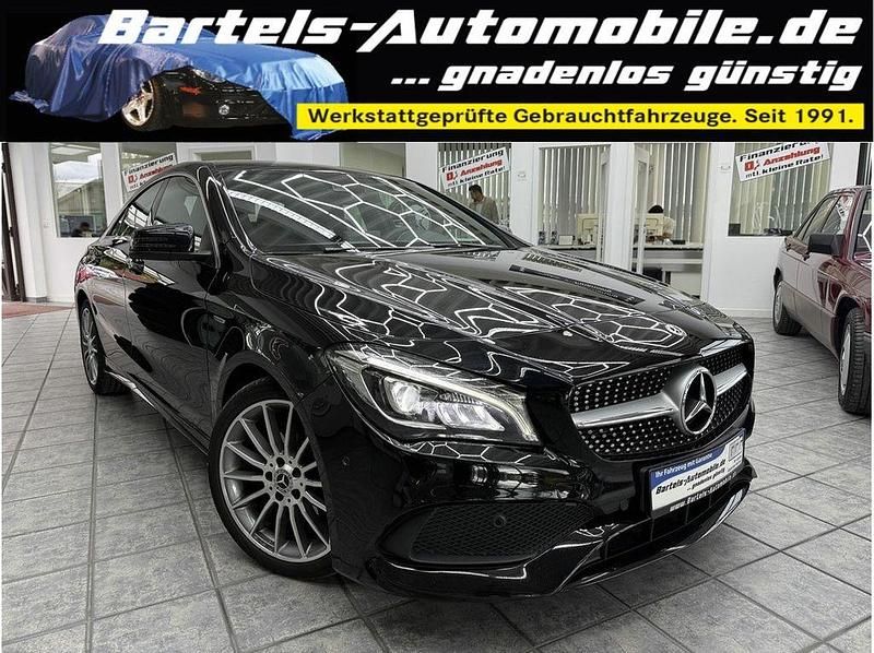 Nachtschwarz unilack Gebraucht 2019 Mercedes CLA200 AMG line Limousine | 24.950 € (Etwas zu teuer) - Bild 1/4