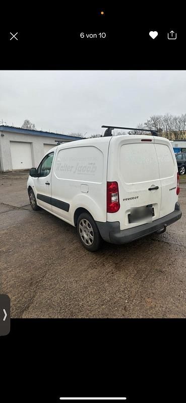 Gebraucht Peugeot Partner 90 PS (66 kW) 2008 Weiß Van / Kleinbus