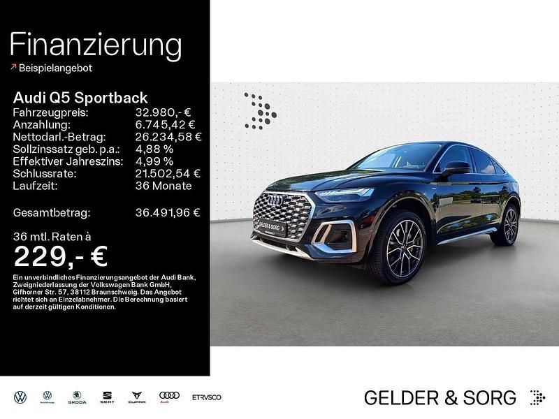 Gebraucht Audi Q5 S-Line 286 PS (210 kW) 2022 Mythosschwarz metallic SUV