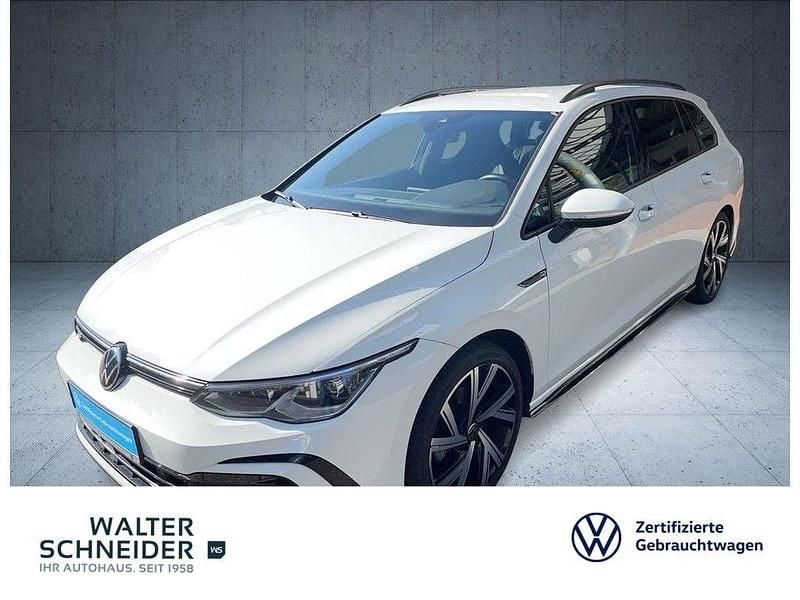 Pure white Gebraucht 2021 VW Golf VIII R-line Kombi | 23.950 € (Fairer Preis) - Bild 1/4