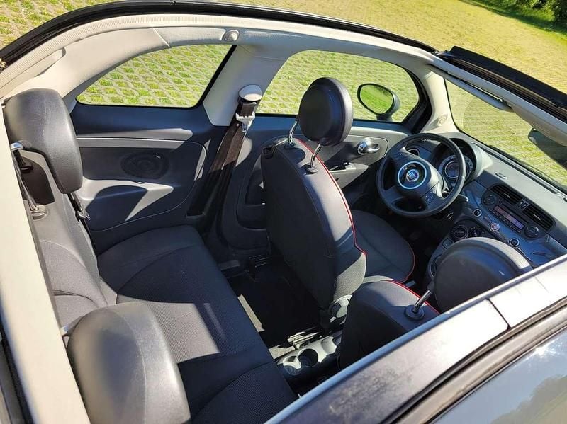 Używany Fiat 500C 86 KM (63 kW) 2014 Szary Kabriolet