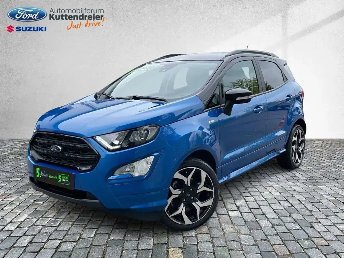 Gebraucht Ford Ecosport ST-Line 125 PS (91 kW) 2022 Dynamicblau metallic SUV