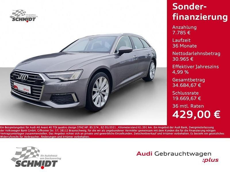 Grau Gebraucht 2021 Audi A6 Design Kombi | 38.750 € (Etwas zu teuer) - Bild 1/4