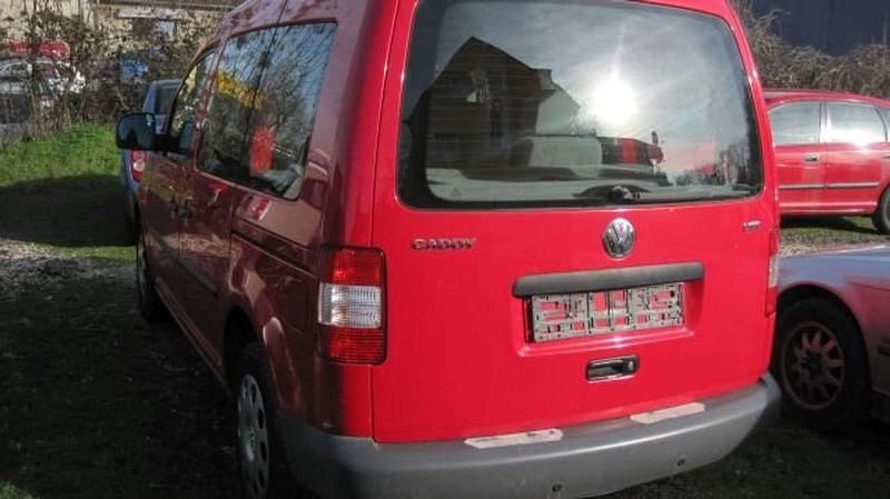 Gebraucht VW Caddy Life 75 PS (55 kW) 2007 Rot Van / Kleinbus