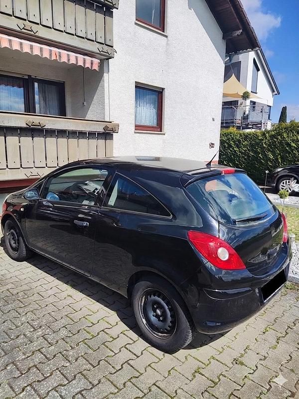Gebraucht Opel Corsa 56 PS (41 kW) 2010 Schwarz Kleinwagen