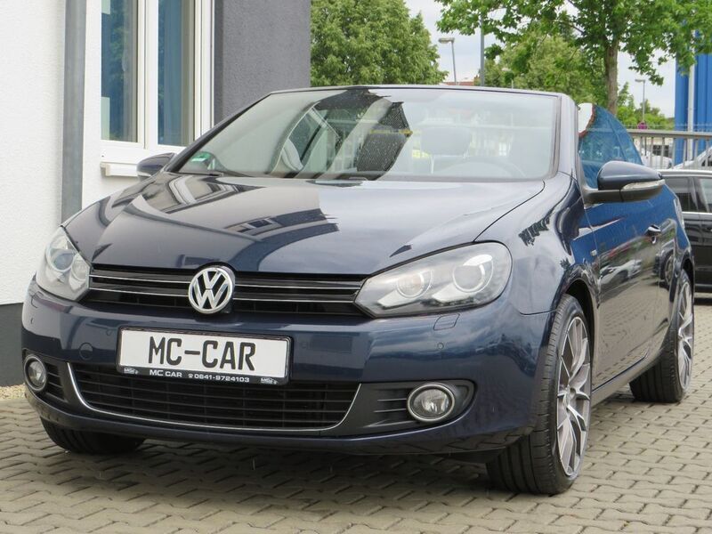 Blau Gebraucht 2014 VW Golf Cabriolet Cup Cabrio | 8.990 € (Fairer Preis) - Bild 1/4