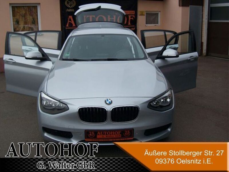 Gebraucht BMW 116 Efficient Dynamics 116 PS (85 kW) 2014 Silber metallic Kleinwagen