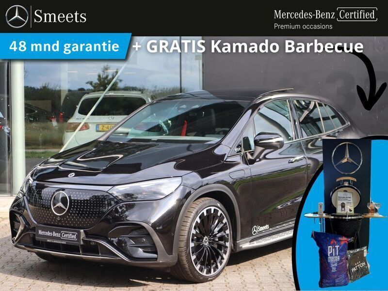 Schwarz Gebraucht 2024 Mercedes EQE350 AMG line SUV | 85.443 € - Bild 1/4